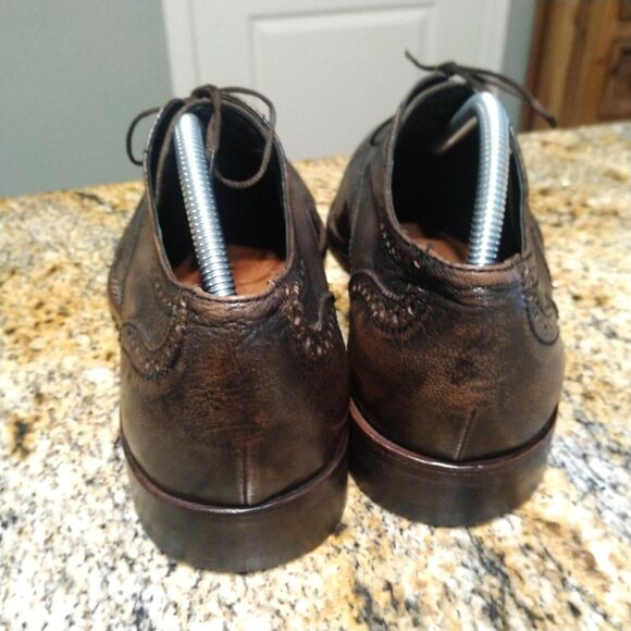 Cole Haan Mens 10.5 Air Colton Wingtip Brogue Leather Oxford Brown Shoes C10028 main image 13